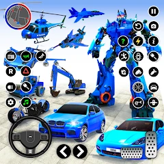Robot Oyunları: Polis Araba 3D Mod Apk 1.5.3 [Reklamları kaldırmak][Mod speed]