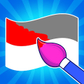 Flag Painting Puzzle Game Mod