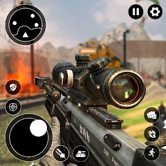 3D Gun Sniper Games Mod Apk [Mod Menu][God Mode]