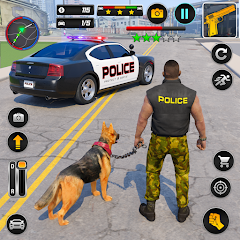 US Police Dog City Crime Chase Mod