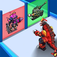 Guerra de Dinosaurios Mech Mod Apk [Remove ads][Mod speed]