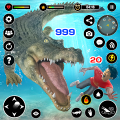 Angry Crocodile Game: New Wild Hunting Games Mod