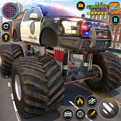 Police Monster Truck Games 3D Mod
