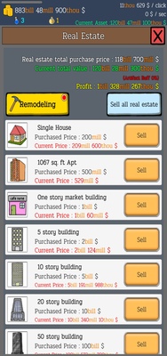 Beggar Life Clicker adventure screenshots