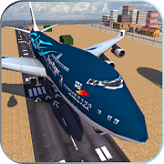 Take off Airplane Pilot Race F icon
