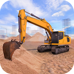 Excavator Crane Driving Sim Mod