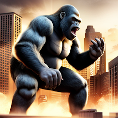 Angry Gorilla City Attack Game Mod Apk