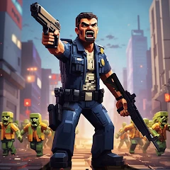 Pixel City War: Fly Shooter Mod Apk [Modo Dios][Enemigo débil]