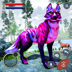 Wolf Sim: Offline Animal Games Mod Apk