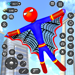 Stick Rope Hero Superhero Game Mod Apk