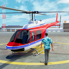 City Helicopter Fly Simulation Mod