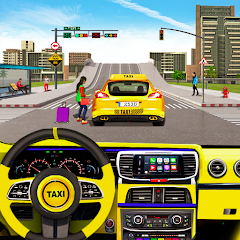 UK Taxi Car Driving Simulator icon