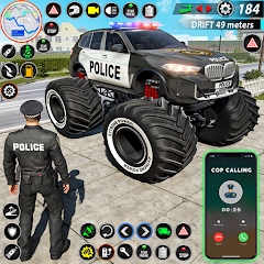 Police Monster Truck Car Games Mod