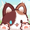Lovely cat dream party icon
