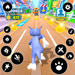 Cat runner 3D: Tom Hero Runner Mod