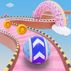 Candy Ball Run - Rolling Games Mod Apk