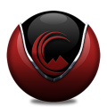 Coastal 2 Black Red -Icon Pack APK