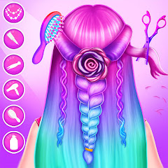 Braided Hair Salon MakeUp Game Mod Apk