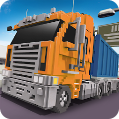 Blocky Truck Urban Transport Mod