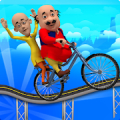 Motu Patlu Cartoon Hills Biking Game Mod