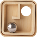 Clássico labirinto 3d - O quebra-cabeça de madeira Mod