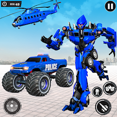 US Police Monster :Robot Games Mod