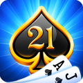 Blackjack 21: casino card game icon