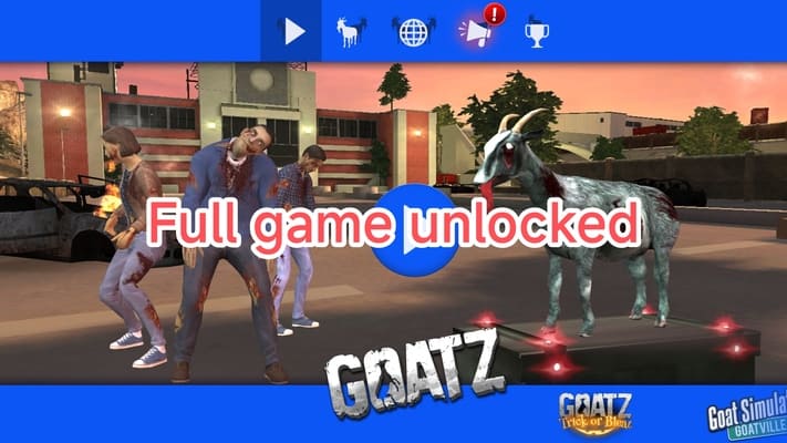 Goat Simulator GoatZ MOD APK Review And Video Guide for Android Banner