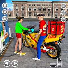 Pizza Delivery Bike Games 3D Mod