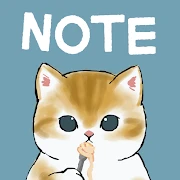 Notepad Cute Cats by mofusand