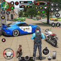 Simulador de estacionamento de carro da polícia da Mod