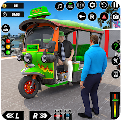 Modern Rickshaw Driver Game 3D Mod Apk