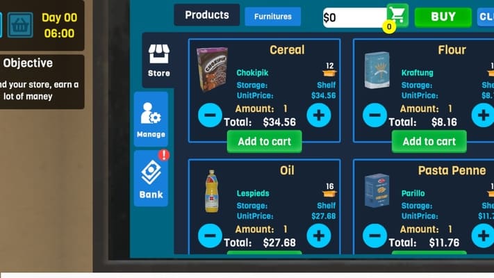 Manage Supermarket Simulator Mod