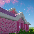 Pink doll house for MCPE Mod