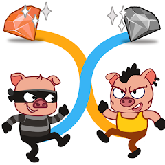 Piggy thief: Draw to steal Mod