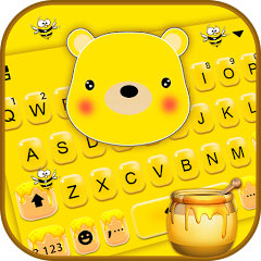 Yellow Honey Bear Keyboard The Mod