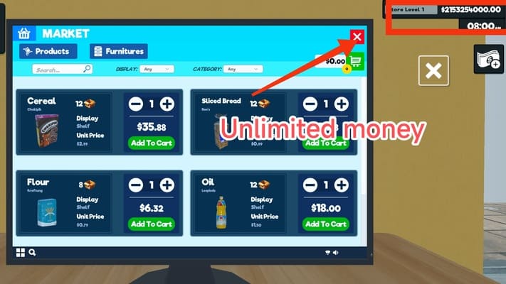 Supermarket Simulator