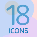 iOS 18 Icon pack & Wallpapers icon