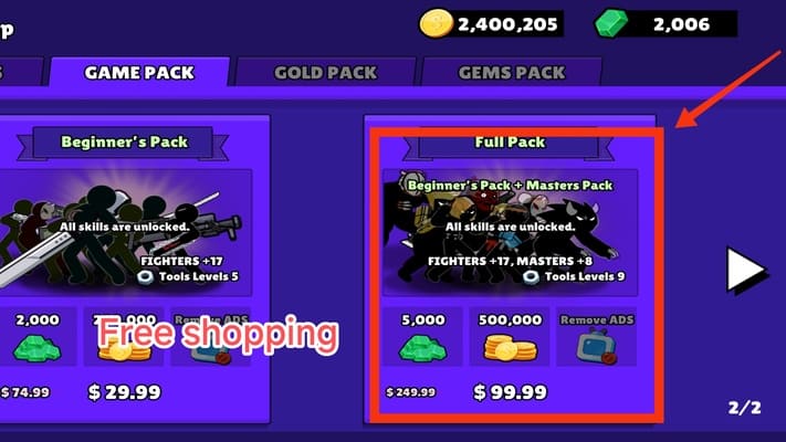 Hero Wars 2 Fighter Of Stick mod