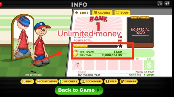 Papa's Pizzeria HD mod