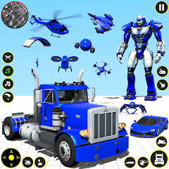 Truck Game - Car Robot Games Mod