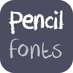 Pencil Fonts for FlipFont Mod