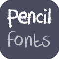 Pencil Fonts for FlipFont Mod