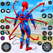 Cyber Rope Hero in Spider Game Mod