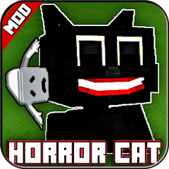 Scary Cartoon Cat Mod For MCPE Mod