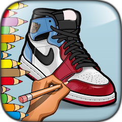 Sneakers Jordan Coloring Pages Mod