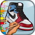 Sneakers Jordan Coloring Pages Mod