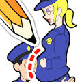 Draw Happy Police - Draw Games Mod