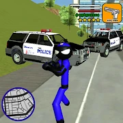 US Police Stickman Hero Mod Apk [Remove ads][Mod speed]