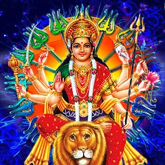 Durga Mata Blessings Live Wall